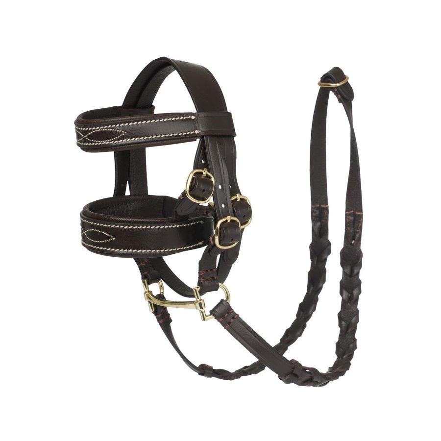 LeMieux Toy Pony Hunter Bridle-Brown