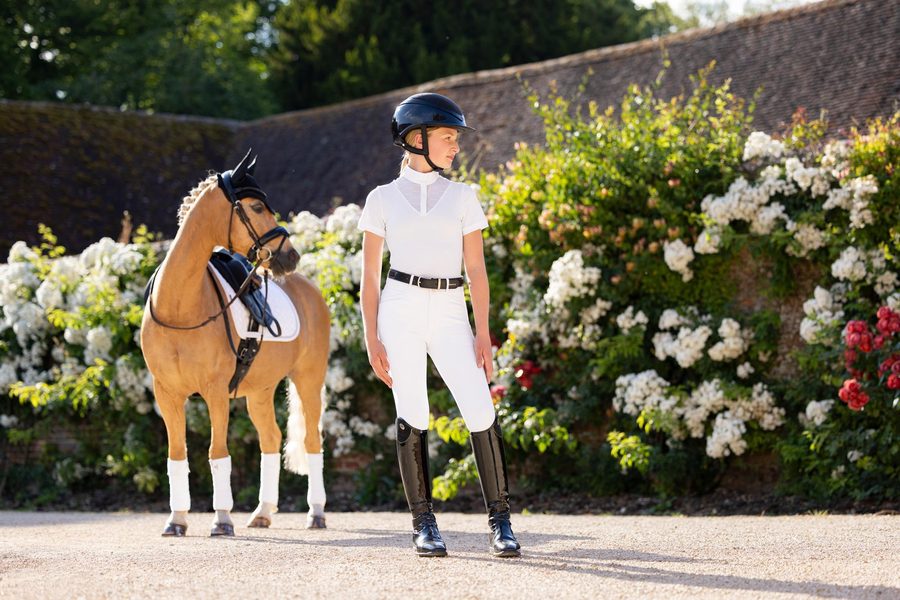 Young Rider Eva Short Sleeve Show Shirt
