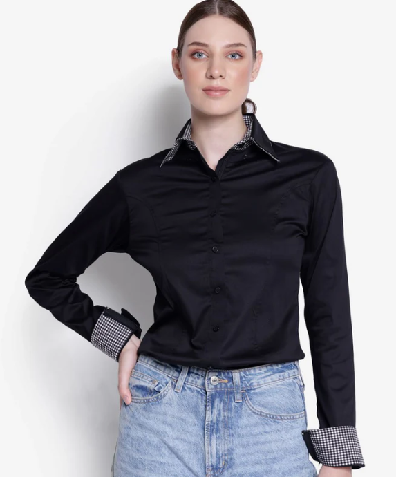 TuffRider Girls Adey Double Collar Shirt