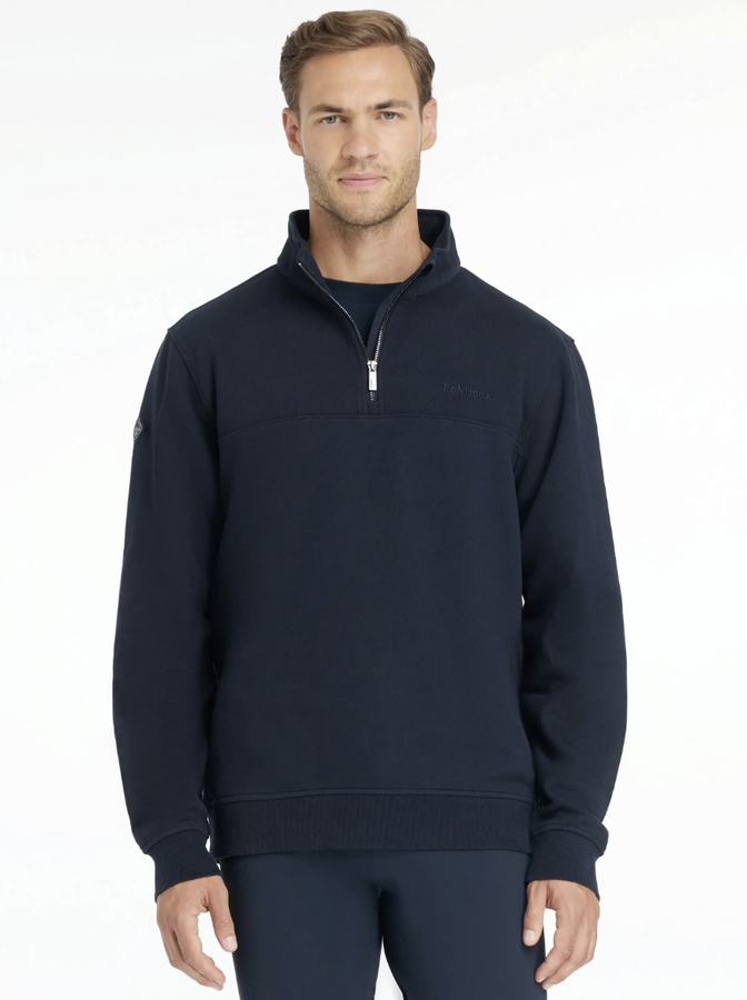 LeMieux Mens Quarter Neck Sweat