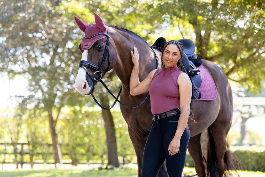 LeMieux Finesse Dressage Square - Soft Shell Upper and Self Cooling Liner - High Wither — photo 3