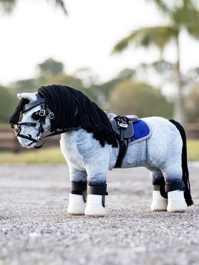 Lemieux Toy Pony Jump Saddle & Stud Girth-Black — photo 2