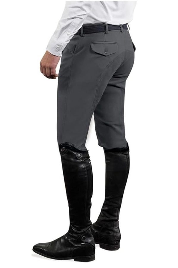 Ovation Mens Euroweave DX 4-Pocket Front Zip FS Breeches 468476 — photo 2